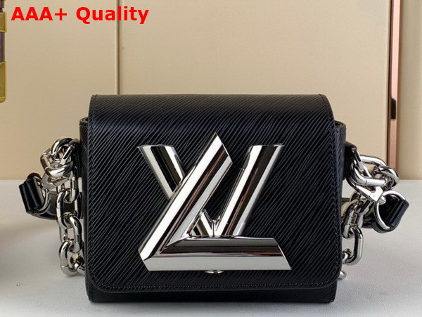 Louis Vuitton Twist Lock XL in Black Epi Cowhide Leather M22296 Replica