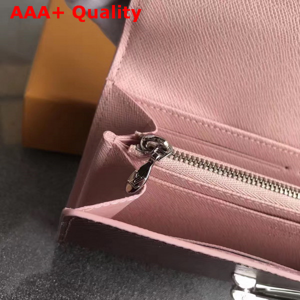 Louis Vuitton Ttwist Wallet Burgundy Epi Leather Replica