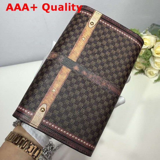 Louis Vuitton Twist Chain Wallet Transformed Damier Canvas M63594 Replica