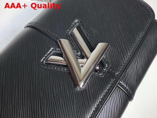 Louis Vuitton Twist MM Black Patchwork Epi Leather Replica