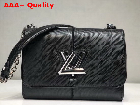 Louis Vuitton Twist MM Black Patchwork Epi Leather Replica