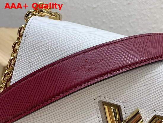 Louis Vuitton Twist MM Blanc Epi Leather M53596 Replica