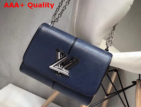 Louis Vuitton Twist MM Epi Leather Blue Replica