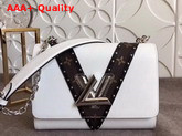 Louis Vuitton Twist MM Epi Leather White Replica