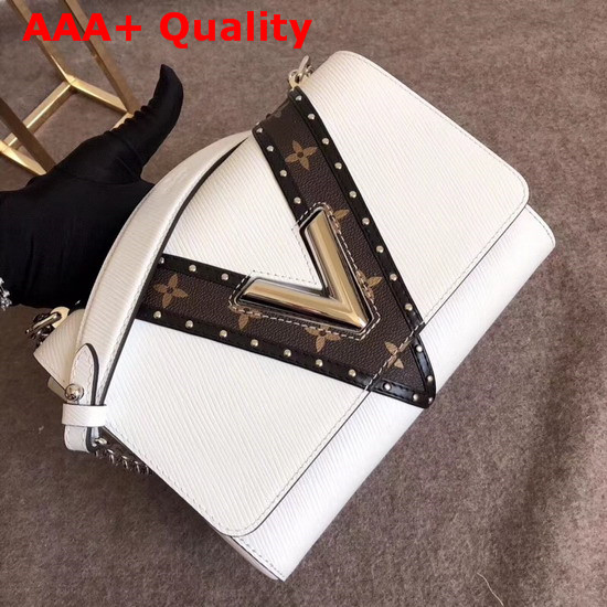 Louis Vuitton Twist MM Epi Leather White Replica