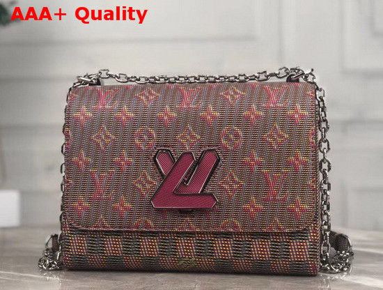 Louis Vuitton Twist MM Handbag Monogram LV Pop Pink Replica