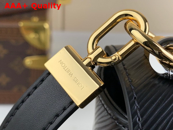 Louis Vuitton Twist MM Handbag in Black Epi Grained Leather M22773 Replica