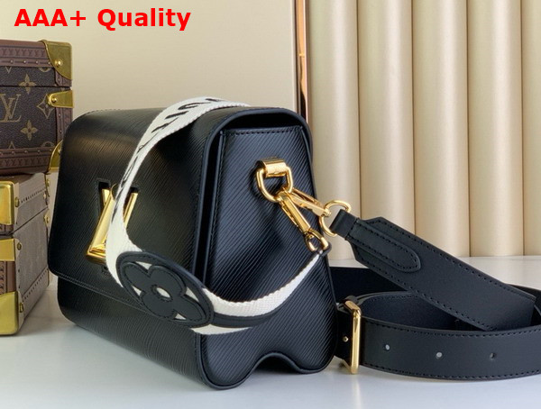 Louis Vuitton Twist MM Handbag in Black Epi Leather M24765 Replica