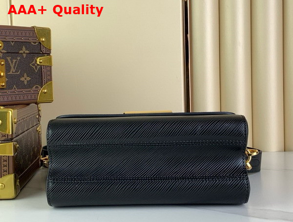 Louis Vuitton Twist MM Handbag in Black Epi Leather M24765 Replica