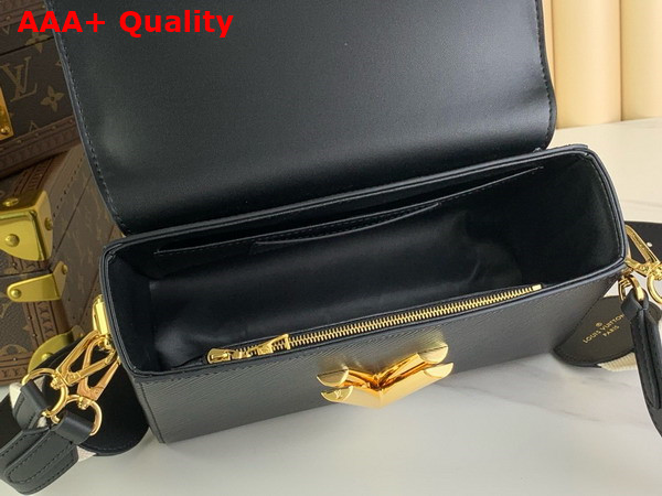 Louis Vuitton Twist MM Handbag in Black Epi Leather M24765 Replica