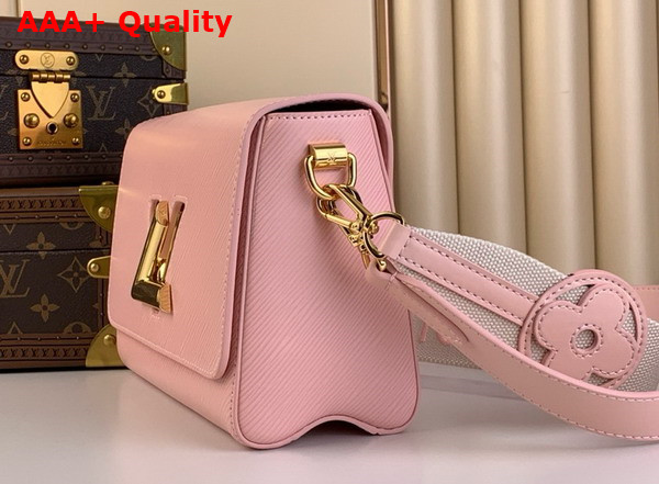 Louis Vuitton Twist MM Handbag in Jasmine Pink Epi Leather Replica