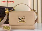 Louis Vuitton Twist MM Handbag in Macchiato Epi Grained Leather M25361 Replica