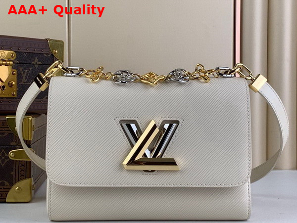 Louis Vuitton Twist MM Handbag in Quartz Epi Grained Leather M22774 Replica