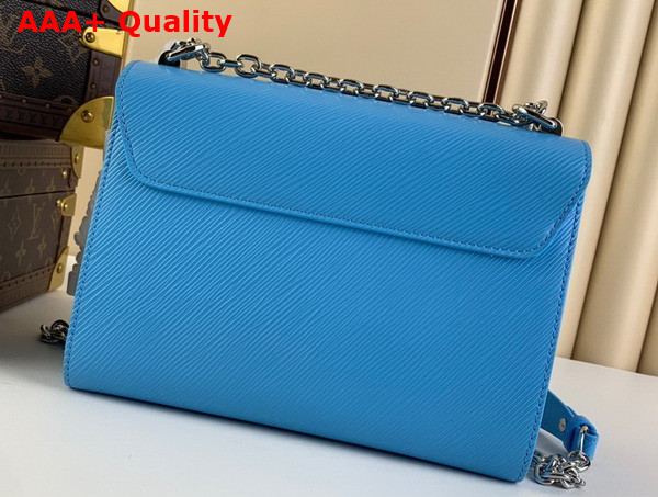 Louis Vuitton Twist MM Handbag in Sky Blue Epi Leather Replica