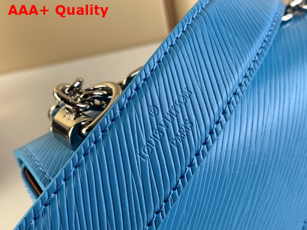 Louis Vuitton Twist MM Handbag in Sky Blue Epi Leather Replica