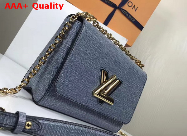 Louis Vuitton Twist MM Light Blue EPI Leather Gold Hardware Replica