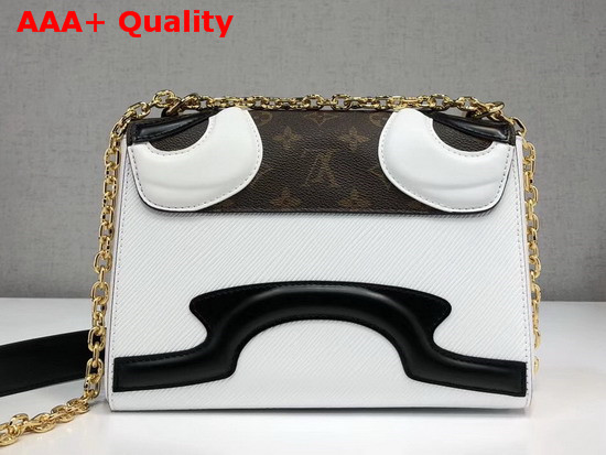 Louis Vuitton Twist MM Monogram Canvas and Leather Patches Replica