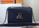 Louis Vuitton Twist MM Navy Blue EPI Leather Replica