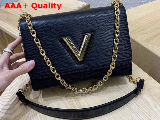 Louis Vuitton Twist MM Noir Epi Leather M54804 Replica