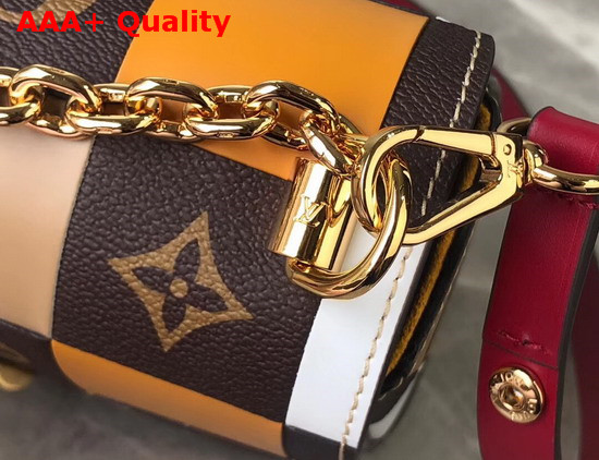 Louis Vuitton Twist MM Patchwork Leather and Monogram Canvas Replica