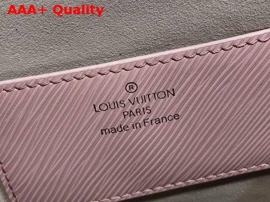 Louis Vuitton Twist MM Pink Printed and Studded Epi Leather M52131 Replica