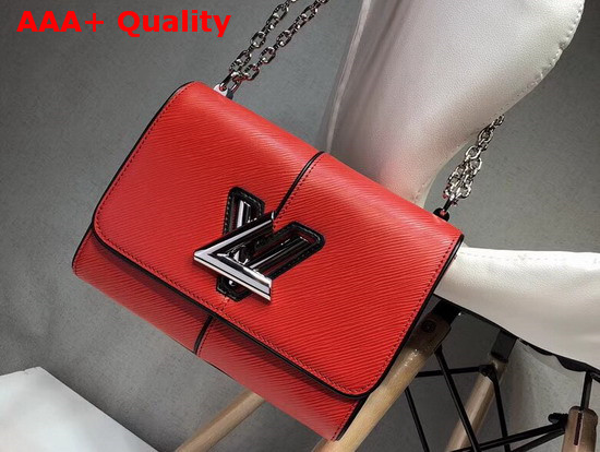 Louis Vuitton Twist MM Red Patchwork Epi Leather Replica