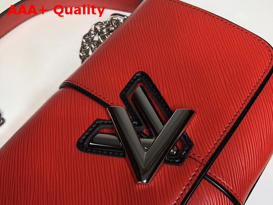 Louis Vuitton Twist MM Red Patchwork Epi Leather Replica