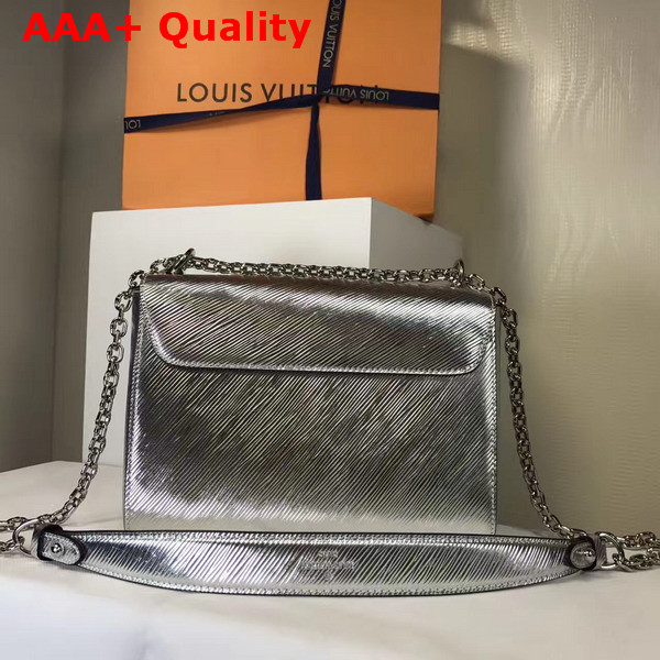 Louis Vuitton Twist MM Silver Epi Leather Replica