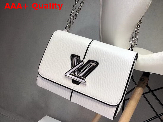 Louis Vuitton Twist MM White Patchwork Epi Leather Replica