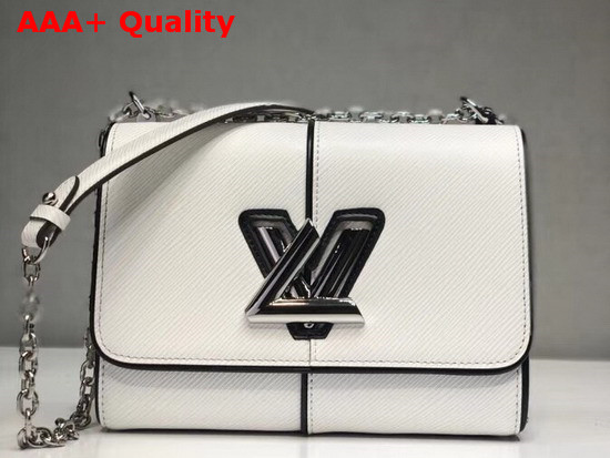 Louis Vuitton Twist MM White Patchwork Epi Leather Replica