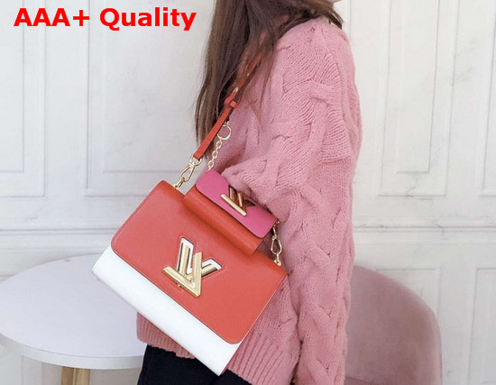 Louis Vuitton Twist MM and Twisty Red White and Pink Epi Leather Replica