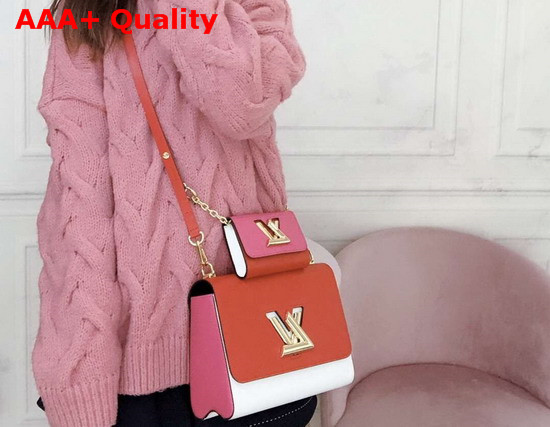 Louis Vuitton Twist MM and Twisty Red White and Pink Epi Leather Replica