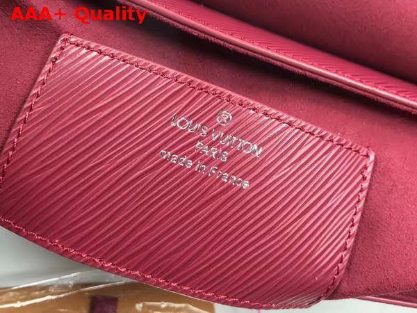 Louis Vuitton Twist MM in Oxblood EPI Leather Replica