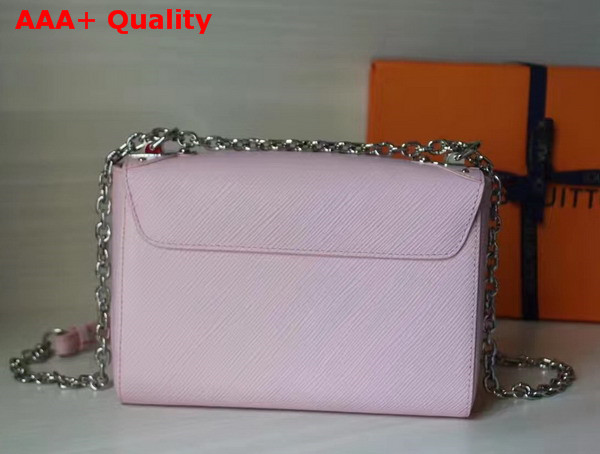 Louis Vuitton Twist MM in Pink Epi Leather with Metal Conners Replica