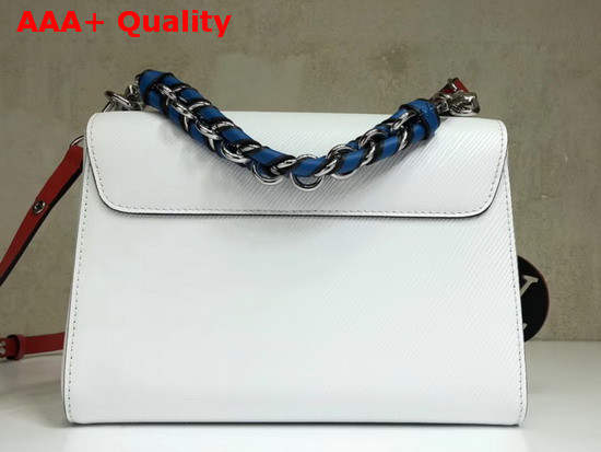 Louis Vuitton Twist MM in White Epi Leather with Short Chain Handle Replica