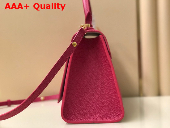 Louis Vuitton Twist One Handle MM Handbag in Orchidee Pink Taurillon Leather Replica