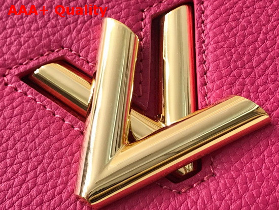 Louis Vuitton Twist One Handle MM Handbag in Orchidee Pink Taurillon Leather Replica