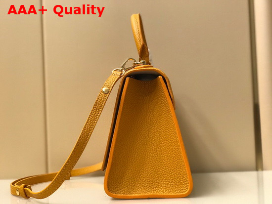 Louis Vuitton Twist One Handle MM Handbag in Saffran Taurillon Leather Replica