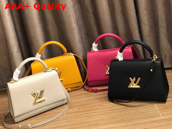 Louis Vuitton Twist One Handle PM Handbag in Orchidee Pink Taurillon Leather M57096 Replica