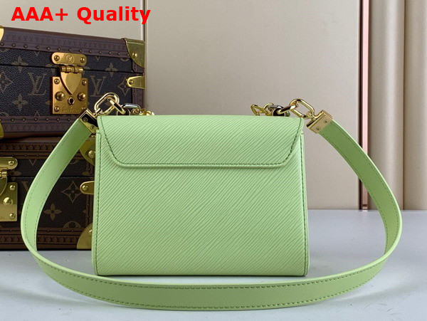 Louis Vuitton Twist PM Handbag in Vert Noto Green Epi Grained Leather M22768 Replica