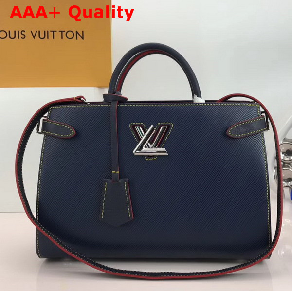 Louis Vuitton Twist Tote Epi Indigo M54980 Replica