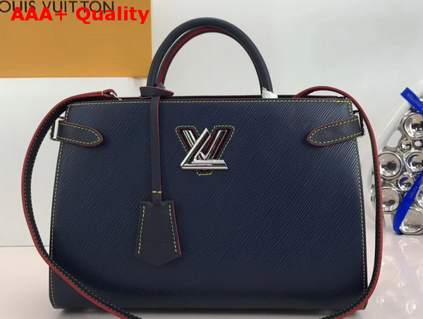 Louis Vuitton Twist Tote Epi Indigo M54980 Replica