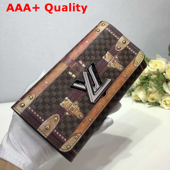 Louis Vuitton Twist Wallet Transformed Damier Canvas with Trompe Loeil Details M63778 Replica