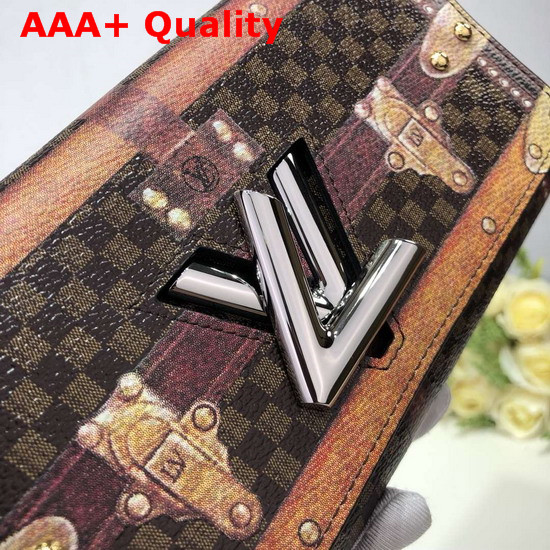 Louis Vuitton Twist Wallet Transformed Damier Canvas with Trompe Loeil Details M63778 Replica