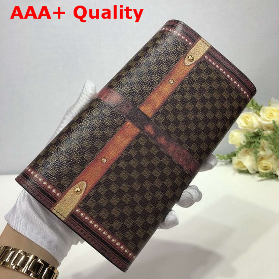 Louis Vuitton Twist Wallet Transformed Damier Canvas with Trompe Loeil Details M63778 Replica