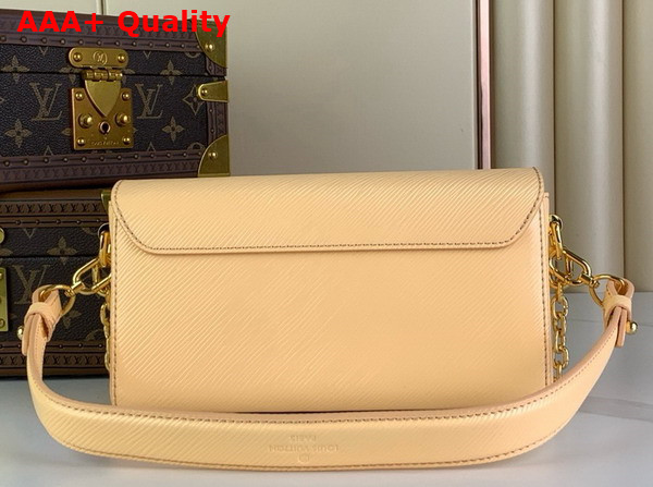 Louis Vuitton Twist West Handbag in Beige Epi Leather Replica