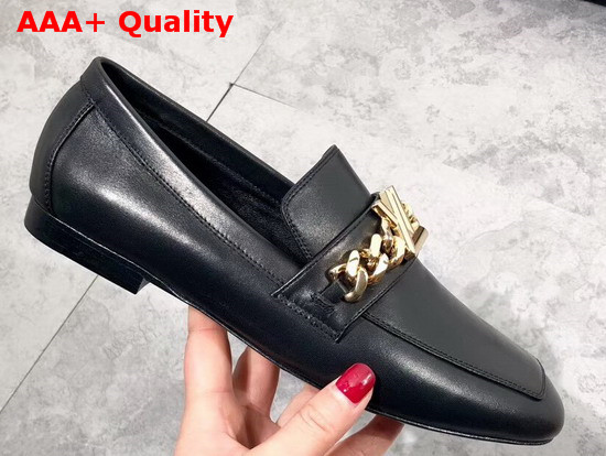 Louis Vuitton Upper Case Loafer in Black Calf Leather 1A4XDW Replica