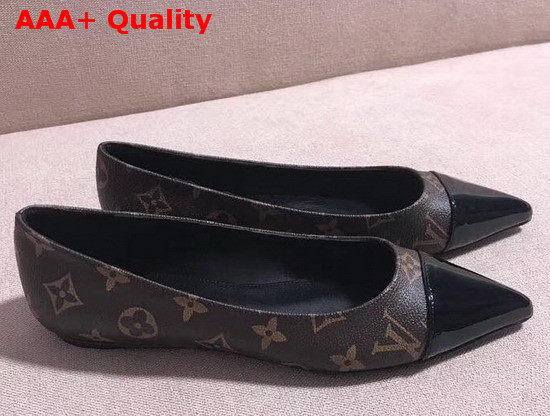 Louis Vuitton Urban Twist Pump Monogram Canvas and Patent Calf Leather Replica