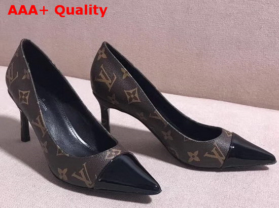 Louis Vuitton Urban Twist Pump Monogram Canvas and Patent Calf Leather Replica