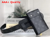 Louis Vuitton Utility 35mm Belt Monogram Eclipse Canvas M0235U Replica